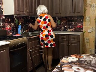 .I put my dick in the ass of an old lady.