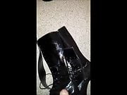 Cum on stripper boots