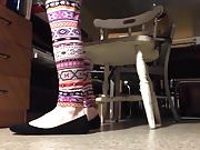 Shoeplay Toe cracking  Ped socks & bare soles