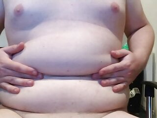 Chubby Teen Belly Play And Jiggle