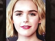 Kiernan Shipka Face Painting Cum Tribute 2