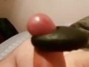 Vibrating Cock Ring Makes Me Cum