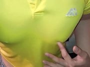 Japanese perverted HENTAI boy wearing a polo shirt