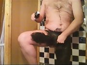 Black paint and wanking