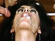 Cum bath, Heather taking two hot loads on her fucking face