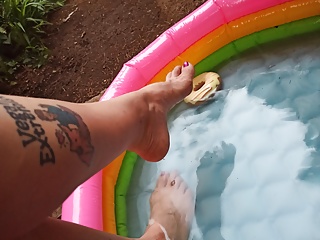 MISS WAGON VEGAN SUMMER FEET FETISH 2020 BAREFOOT  FLIP FLOP