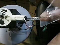 fucking cock electrode machine with overlay on machine video alone 