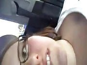 lovely finger fuck and suck in car