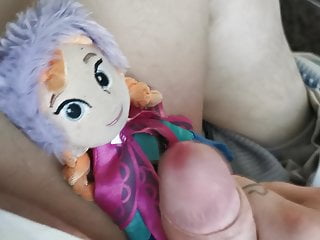 Cum on a doll I found 