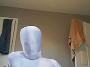 White zentai 