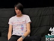 Interview with emo twink gone sexual with anal penetration