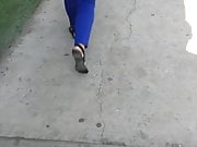culona pantalon azul 