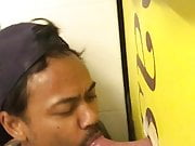 Gloryhole suck daddy with massive cock 