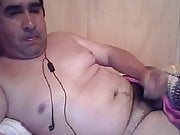 Hot daddy cum webcam