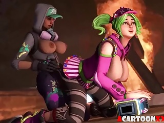 Fortnite sex compilation with hard action