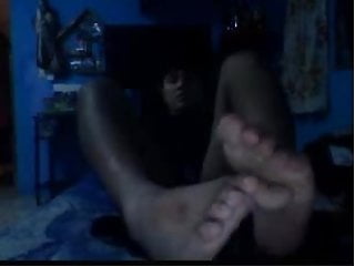 Straight Guys Feet On Webcam #131