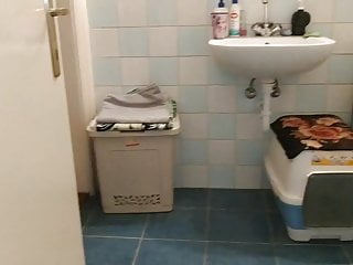 My Sub Gay Slave Eat My Cock While Sitting On The Toilet